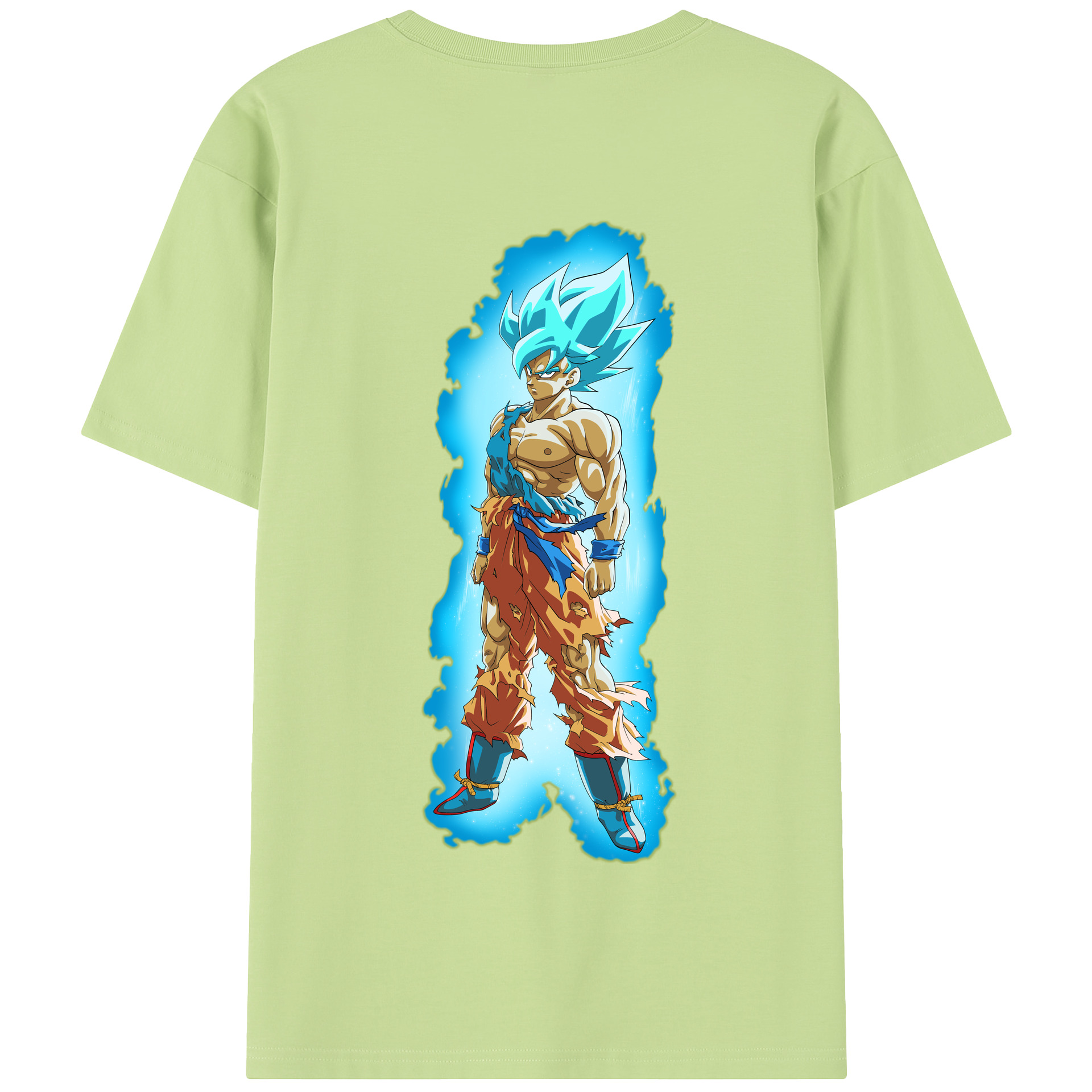 （画像用） ドラゴンボール 孫悟空（そん ごくう）Son Goku カカロット DRAGON BALL Kakarotto 綿100％半袖Tシャツ（背面プリント）